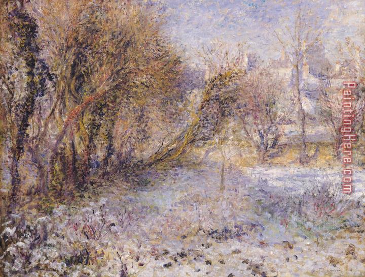 Pierre Auguste Renoir Snowy Landscape